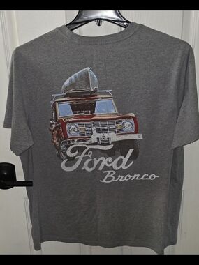 Ford Bronco Graphic Tee -  Gray Casual Shirt
